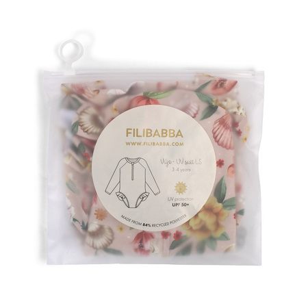 Filibabba Kostium UV Vilje (3-4 l) Ocean Blossom