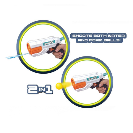 Toi-Toys FOAM STRIKEX Zestaw pistolet na wodę i piłki + 3 pachołki
