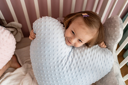 Dream Pillow poduszka SERCE plusz minky 50 x 60 cm 1 szt.