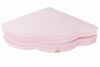 MeowBaby® Mata do Zabawy 160x160cm dla Dziecka Chmurka Składana, Jasnoróżowa