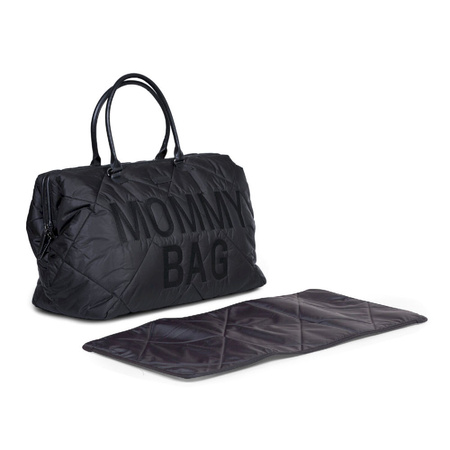 Childhome Torba Mommy Bag Pikowana Czarna
