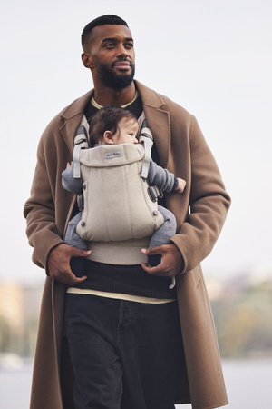 BABYBJORN - nosidełko Harmony, Woven Jasny Beż melanż