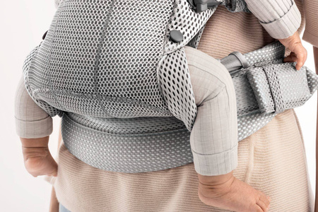 BABYBJORN - nosidełko Harmony 3D Mesh, Srebrny