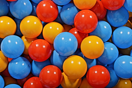 MeowBaby® Piankowy Zestaw do Zabawy Jasnoszary + komplet 100 piłeczek: pomarańczowe, żółte, niebieskie