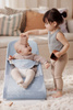 BABYBJORN - leżaczek BALANCE SOFT MESH - Niebieski/Biały