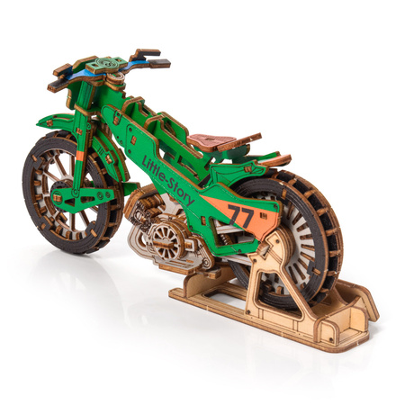 Little Story Drewniane Puzzle Model 3D - Motocykl Żużlowy