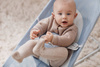 BABYBJORN - leżaczek BALANCE SOFT MESH - Niebieski/Biały