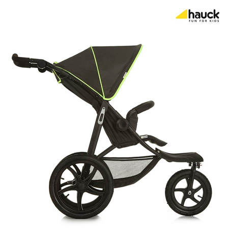 hauck wózek Runner black/neon yellow