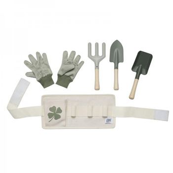 Pas małego ogrodnika z narzędziami, Jabadabado