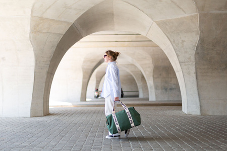 Childhome Torba Mommy Bag Signature Zielona