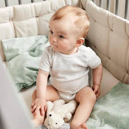 LEANDER - pościel niemowlęca Meadow, 70x100 cm, szałwiowy