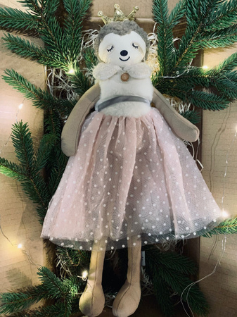 Lalka Baletnica Leniwiec Maskotka Przytulanka Ballerina 38cm