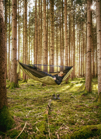 Amazonas Hamak Moskito-Traveller Quilted