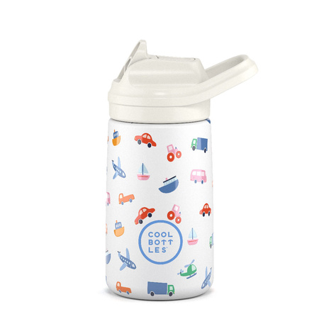 Cool Bottles Butelka termiczna Kiddies 350 ml Little Wheels