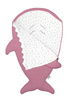 Baby Bites Śpiworek light Shark (1-18 m) Flies Pink