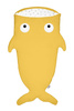 Baby Bites Śpiworek light Shark (2-6 l) Chicks Mustard Yellow