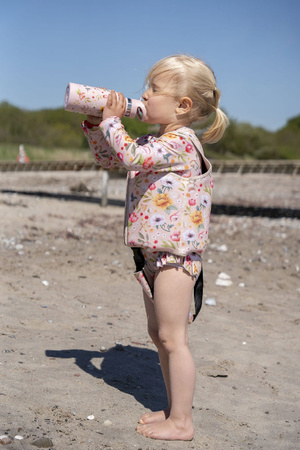 Filibabba Butelka na wodę ze stali nierdzewnej 350 ml Ocean Blossom