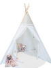 Stylowy Namiot Tipi biały do zabawy dla dziecka