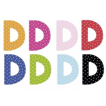 Litera D - dekoracja na ścianę