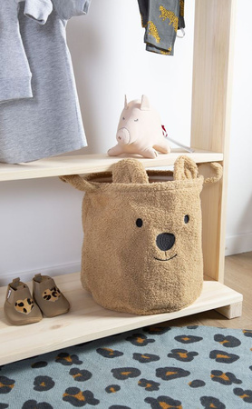 Childhome Pluszowy pojemnik na zabawki 30 x 30 x 30 cm Teddy Bear