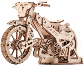 Little Story Drewniane Puzzle Model 3D - Motocykl Żużlowy
