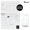hauck pomocnik kuchenny Learn N Explore White