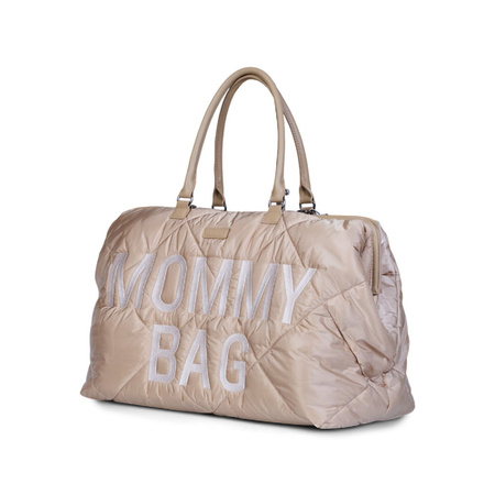 Childhome Torba Mommy Bag Pikowana Beżowa