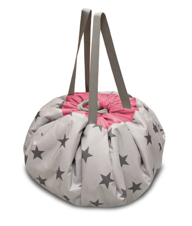 Worek mięciutka mata na zabawki 3w1 wzór GWIAZDKI