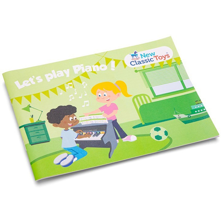 New Classic Toys Pianino białe - 18 klawiszy