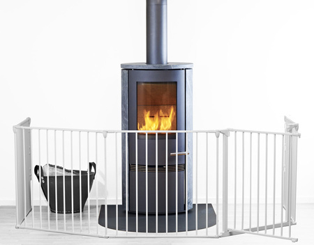 Baby Dan - Osłona kominka FLEX XL, biały