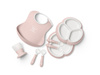 BABYBJORN - Zestaw obiadowy Dinnerware, 8 szt. - Powder Pink