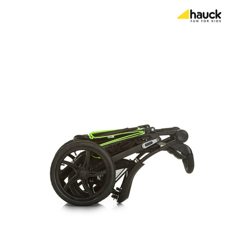 hauck wózek Runner black/neon yellow