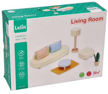 Mebelki do domku dla lalek Salon