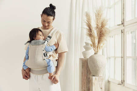 BABYBJORN - nosidełko Harmony 3D Mesh, Kremowy