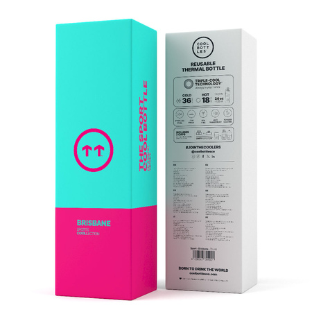 Cool Bottles Butelka termiczna Sport 725 ml Triple cool Brisbane