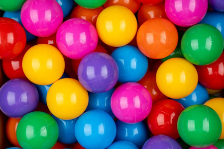 Piłki w worku suchy basen w woreczku 7cm - 100 szt. MIX kolorów