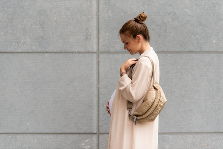 Childhome Nerka Banana Bag Pikowana Beżowa