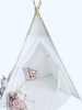 Stylowy Namiot Tipi biały do zabawy dla dziecka