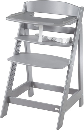 Roba tacka Sit up flex do krzesełka drewniana szara