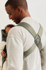 BABYBJORN MINI Woven – nosidełko, Ciemnozielone