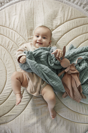 Elodie Details - Kocyk gnieciony - Deco Turquoise