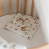 Rożek niemowlęcy 75x75 kołderka i poduszka 2w1 Polski Las