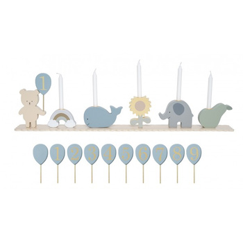 Pociąg miś dekoracja urodzinowa, Jabadabado