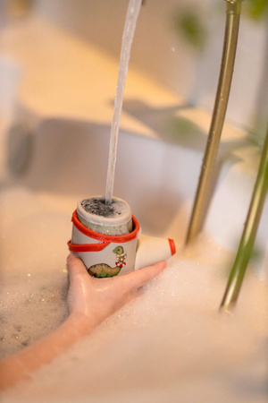 Filibabba Neoprenowe zabawki do kąpieli Dinos Kubeczki