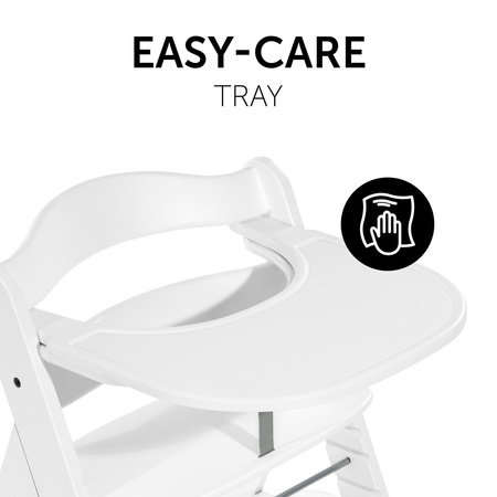 hauck tacka Alpha Click Tray - White