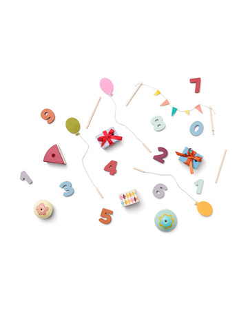 Kid's Concept - Drewniane dekoracje urodzinowe KID'S HUB