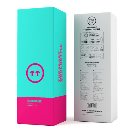 Cool Bottles Butelka termiczna Sport 950 ml Triple cool Brisbane