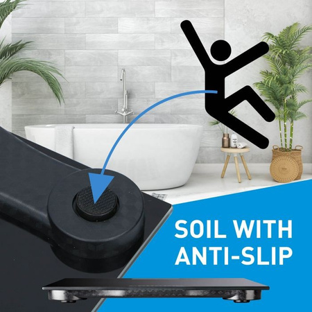 Grundig waga łazienkowa czarna