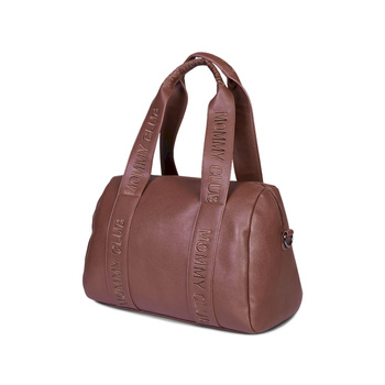 Childhome Torba do wózka Mommy Club Vegan Leather Dark Brown