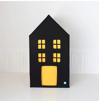 Domek do zabawy czarny dla dziecka Namiot